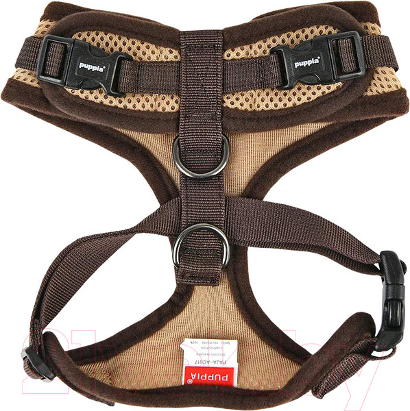 Изображение товара Шлея-жилетка для животных Puppia Ritefit Harness / PAJA-AC617-BE-S (бежевый)