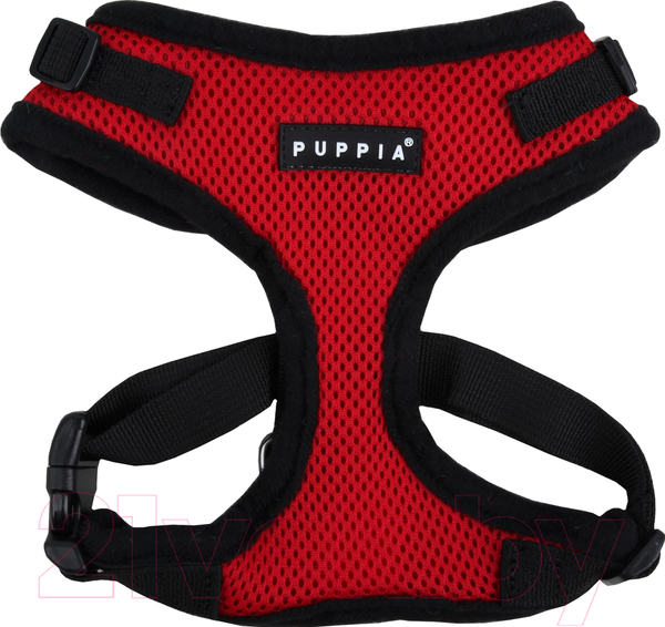 Изображение товара Шлея-жилетка для животных Puppia Ritefit Harness / PAJA-AC617-RD-L (красный)