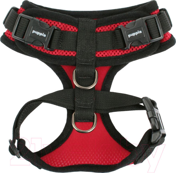 Изображение товара Шлея-жилетка для животных Puppia Ritefit Harness / PAJA-AC617-RD-S (красный)