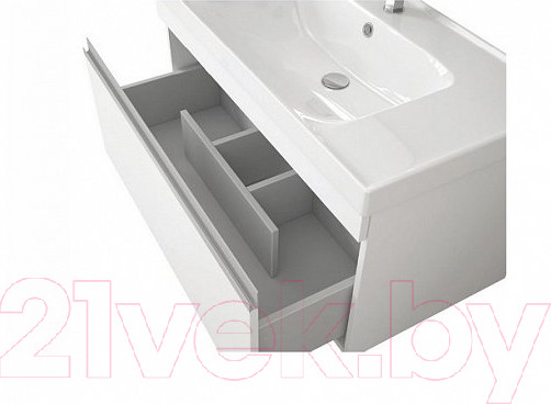 Изображение товара Тумба под умывальник Dreja Grace 60 (белый лак)