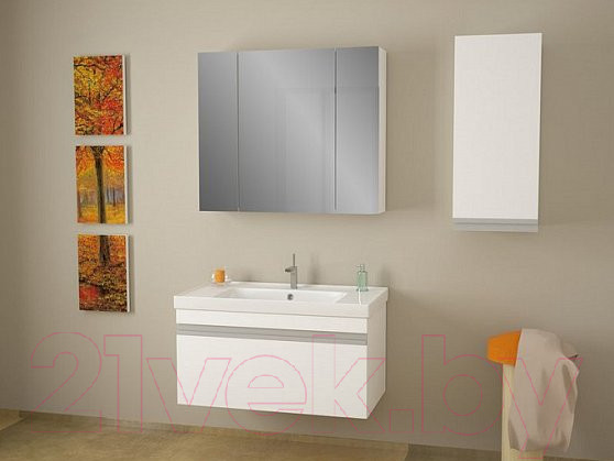 Изображение товара Тумба под умывальник Dreja Grace 60 (белый лак)