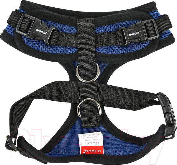 Изображение товара Шлея-жилетка для животных Puppia Ritefit Harness / PAJA-AC617-RB-XL (синий)