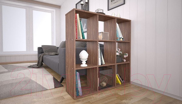 Изображение товара Стеллаж Polini Kids Home Smart Кубический 9 секции (винтаж)