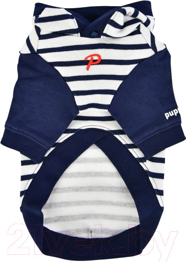 Изображение товара Футболка для животных Puppia Jalen с капюшоном / PATA-TS1724-NY-S (синий)
