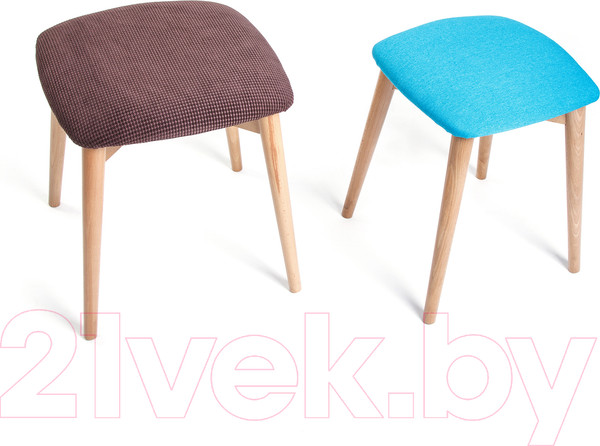 Изображение товара Табурет ТехКомПро Т 07 (тон 2/ткань Velur Schick 55)
