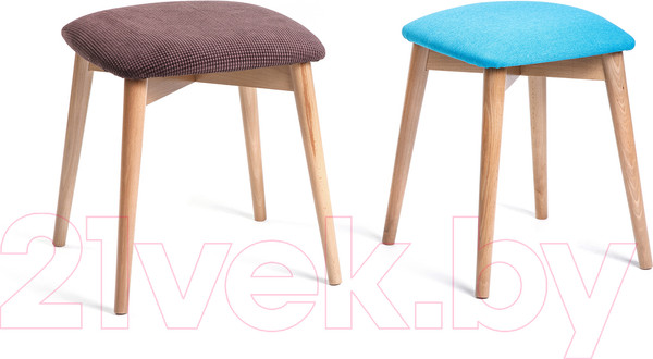Изображение товара Табурет ТехКомПро Т 07 (тон 2/ткань Velur Schick 55)