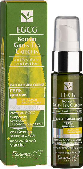 Изображение товара Гель для век Белита-М EGCG Korean Green Tea Catechin разглаживающий (30г)