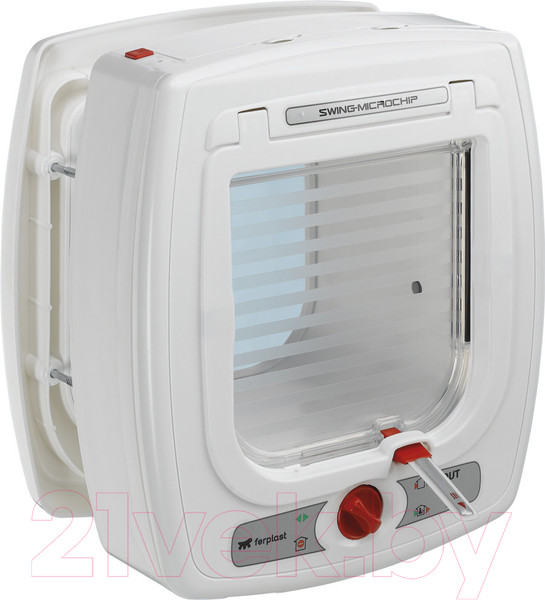 Изображение товара Электронная дверца для животных Ferplast Swing Microchip / 72090011 (белый)