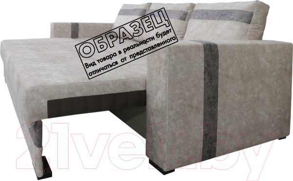 Изображение товара Диван Lama мебель Пингвин-3П (Germes Beige/Germes Peble)