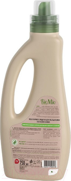 Изображение товара Чистящее средство для пола BioMio Bio-Floor Cleaner экологичное мелисса концентрат (750мл)