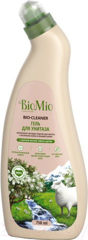 Изображение товара Чистящее средство для унитаза BioMio Bio-Toilet Cleaner экологичное чайное дерево (750мл)