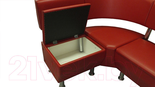 Изображение товара Уголок кухонный мягкий Lama мебель Сэнди-1 (Marvel Red)