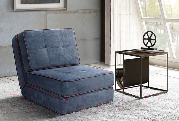 Изображение товара Кресло-кровать Lama мебель Раскладное Марио (Bahama Denim/Bahama Grey)
