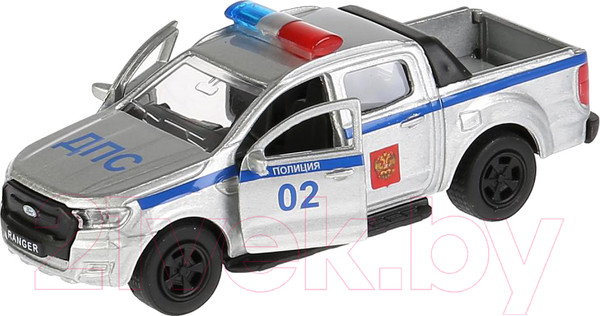 Изображение товара Автомобиль игрушечный Технопарк Ford Ranger Пикап. Полиция / SB-18-09-FR-P