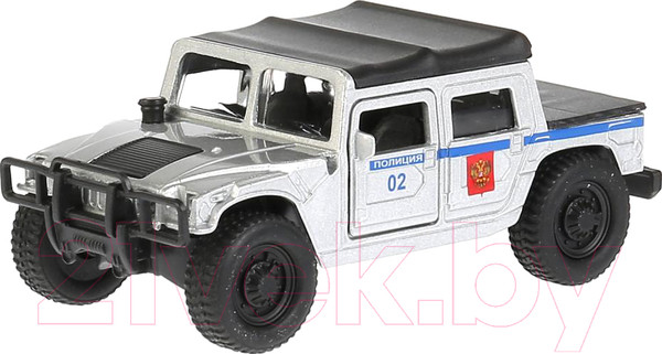 Изображение товара Автомобиль игрушечный Технопарк Hummer H1 Пикап. Полиция / SB-18-09-H1-P-WB