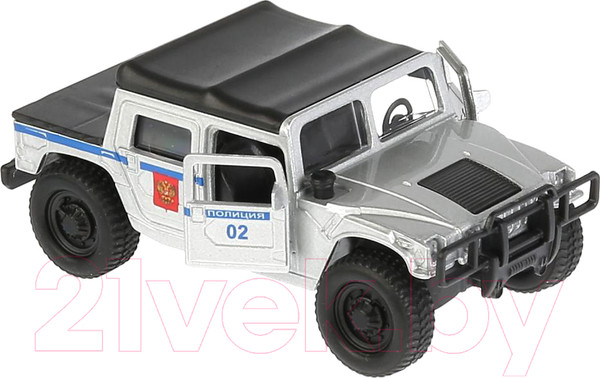 Изображение товара Автомобиль игрушечный Технопарк Hummer H1 Пикап. Полиция / SB-18-09-H1-P-WB