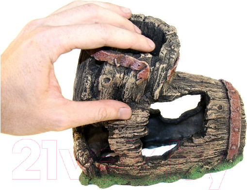 Изображение товара Декорация для аквариума Deksi Бочка №002