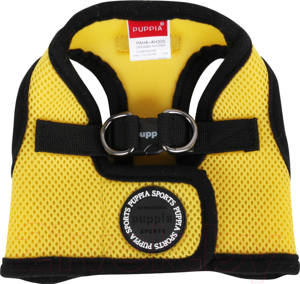 Изображение товара Шлея-жилетка для животных Puppia Soft Vest / PAHA-AH305-YE-S (желтый)