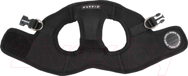 Изображение товара Шлея-жилетка для животных Puppia Soft Vest / PAHA-AH305-BK-L (черный)