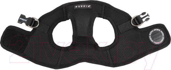 Изображение товара Шлея-жилетка для животных Puppia Soft Vest / PAHA-AH305-BK-S (черный)