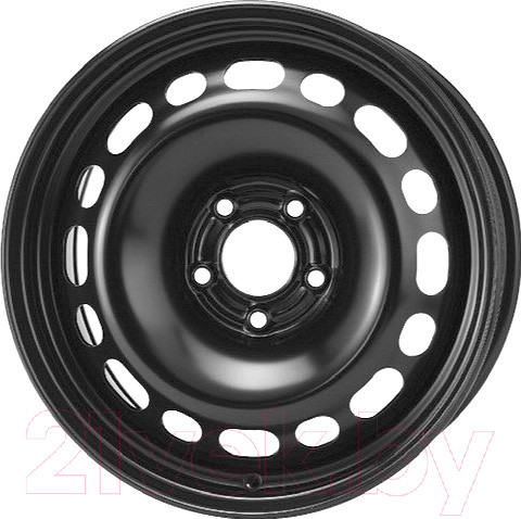 Изображение товара Штампованный диск Trebl 7755T 15x6" 5x112мм DIA 57.1мм ET 43мм Black