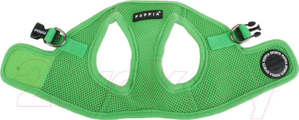 Изображение товара Шлея-жилетка для животных Puppia Soft Vest / PAHA-AH305-GR-S (зеленый)