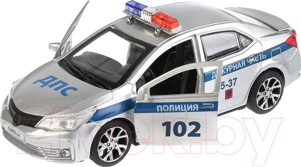 Изображение товара Автомобиль игрушечный Технопарк Toyota Corolla. Полиция / COROLLA-P
