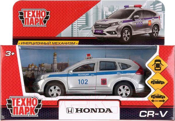 Изображение товара Автомобиль игрушечный Технопарк Honda CR-V. Полиция / CR-V-P