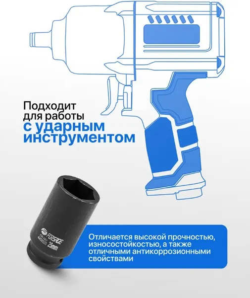 Изображение товара Головка слесарная Forsage F-4458525 (4753)