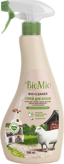 Изображение товара Чистящее средство для кухни BioMio Bio-Kitchen Cleaner экологическое лемонграсс (500мл)