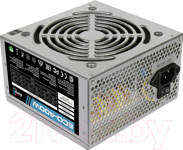 Изображение товара Блок питания для компьютера AeroCool ECO-400W