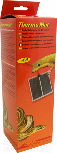 Изображение товара Термоковрик для террариума Lucky Reptile Thermo mat 14Вт / HTM-14