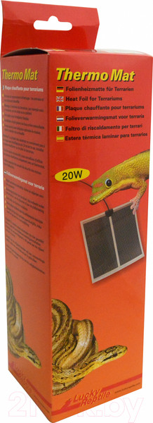 Изображение товара Термоковрик для террариума Lucky Reptile Thermo mat 20Вт / HTM-20