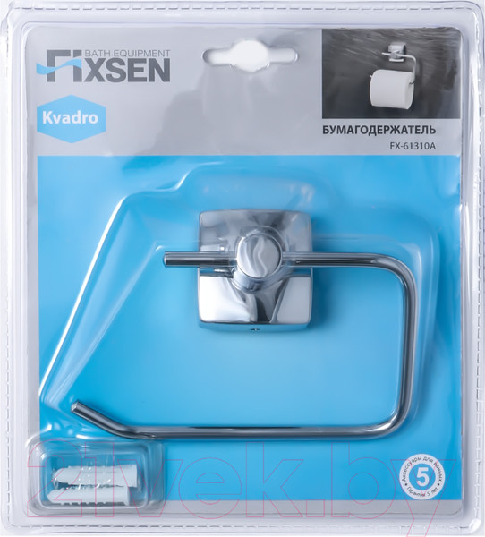 Изображение товара Держатель для туалетной бумаги Fixsen Kvadro FX-61310A