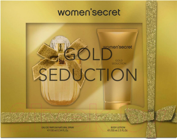 Изображение товара Парфюмерный набор Women'secret Gold Seduction парфюмерная вода 100мл + лосьон для тела 200мл
