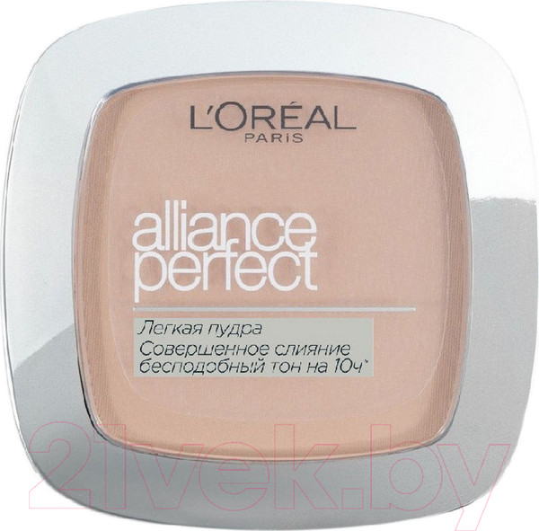 Изображение товара Пудра компактная L'Oreal Paris Alliance Perfect D3 (св-бежевый/золотистый)