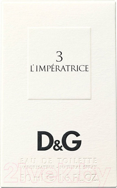 Изображение товара Туалетная вода Dolce&Gabbana 3 L`Imperatrice (50мл)