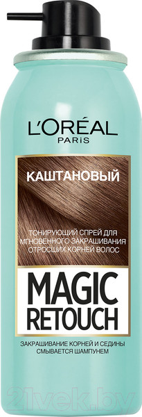 Изображение товара Тонирующий спрей для волос L'Oreal Paris Magic Retouch 3 (каштан)