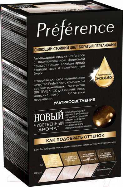Изображение товара Гель-краска для волос L'Oreal Paris Preference 11.11 (ультраблонд пепельный)
