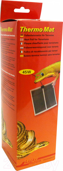 Изображение товара Термоковрик для террариума Lucky Reptile Thermo mat 45Вт / HTM-45