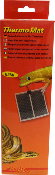 Изображение товара Термоковрик для террариума Lucky Reptile Thermo mat 62Вт / HTM-62