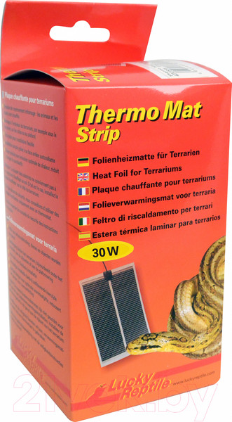 Изображение товара Термоковрик для террариума Lucky Reptile Thermo mat Strip 30Вт / HTMS-30
