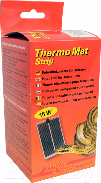 Изображение товара Термоковрик для террариума Lucky Reptile Thermo mat Strip 15Вт / HTMS-15
