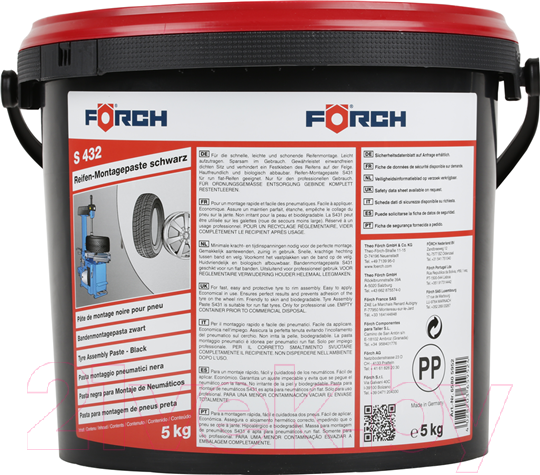 Изображение товара Смазка техническая Forch 65805952 (5кг, черный)