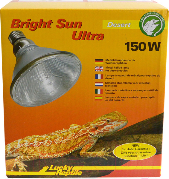 Изображение товара Лампа для террариума Lucky Reptile Bright Sun UV ULTRA пустыня / BSUD-150