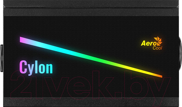 Изображение товара Блок питания для компьютера AeroCool Cylon RGB 80+ 500W