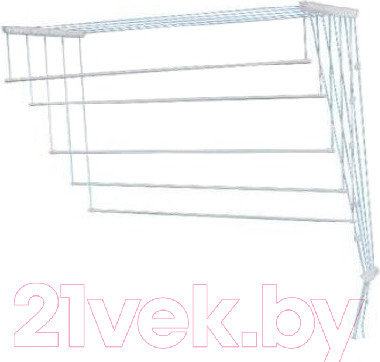 Изображение товара Сушилка для белья Perfecto Linea 36-002221 (2.2м, 5 стержней, белый)