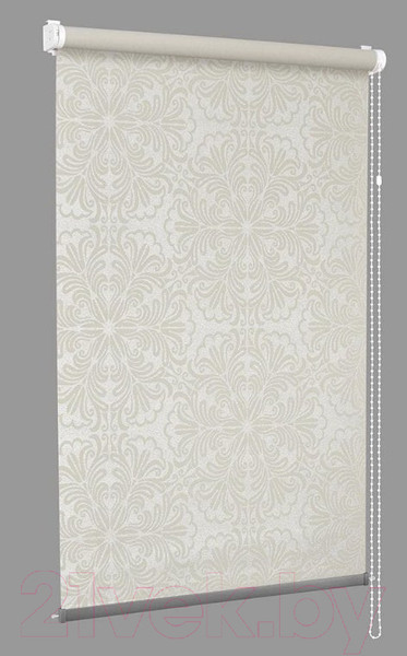 Изображение товара Рулонная штора Delfa Сантайм Металлик Принт СРШ-01МП 3591 (68x170, кремовый)