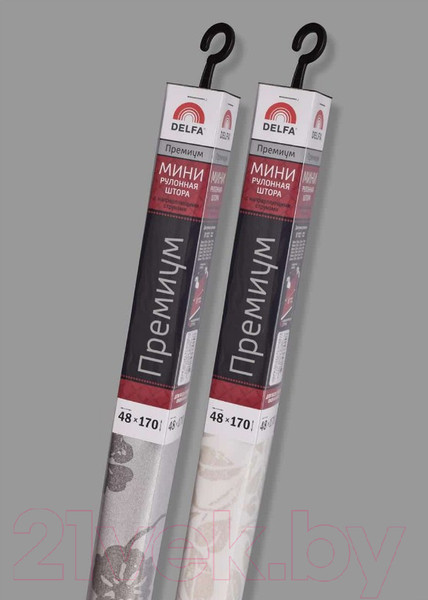 Изображение товара Рулонная штора Delfa Сантайм Металлик Принт СРШ-01МП 3594 (57x170, светло-бежевый)