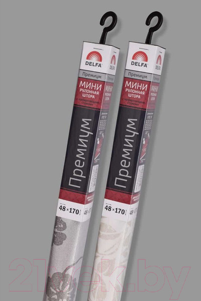 Изображение товара Рулонная штора Delfa Сантайм Металлик Принт СРШ-01МП 3593 (81x170, темно-бежевый)